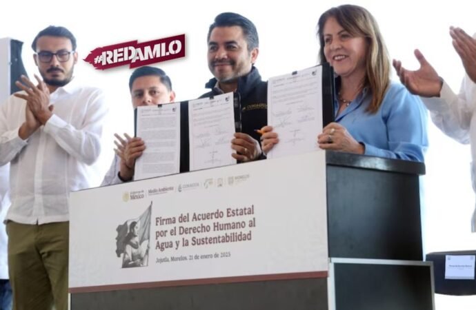 Conagua y Morelos firman histórico acuerdo por el derecho al agua y sustentabilidad