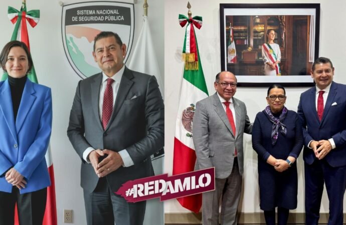 Gobierno de Puebla refuerza coordinación con la Federación para garantizar la paz