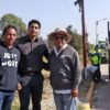 Omar Muñoz supervisa instalación de luminarias en Chautenco para fortalecer la seguridad